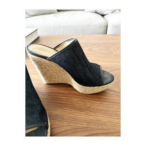 MK straight platform sandals